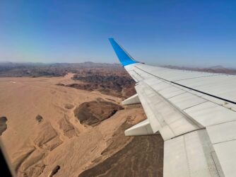 Egypt, Marsa Alam - Flying home