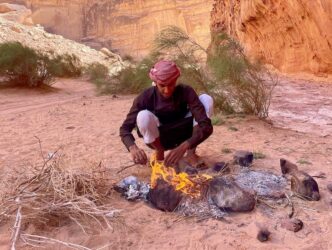 Jordan, Wadi Rum - Desert lunch