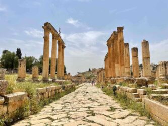 Jordan, Jerash - The ancient Roman ruins