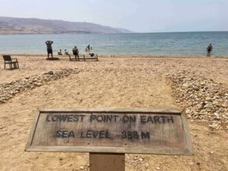 Jordan, Dead Sea - Lowest Point On Earth