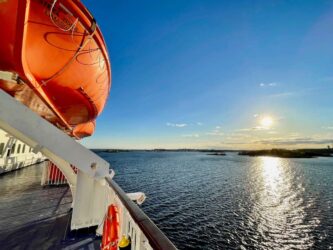 Sweden, Karlskrona - On the Stena Line ferry