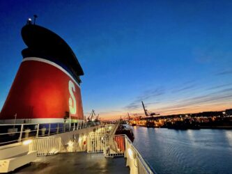Sweden, Karlskrona - Leaving Gdynia harbour