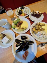 Sweden, Karlskrona - Stena Line dinner