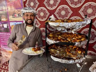 Jordan, Wadi Rum - Dinner at Jamal Rum Camp