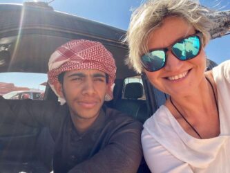 Jordan, Wadi Rum - Desert driver Ali Ab Nazir