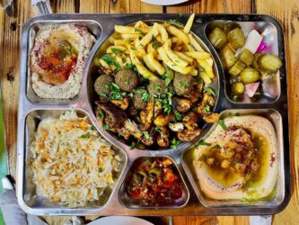 Jordan, food - Mr Falafel meal