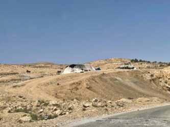 Jordan, Kings Highway - Beduin settlement