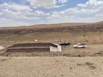 Jordan, Kings Highway - Beduin settlement