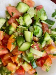 Jordan, food - salad