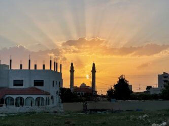 Jordan, Wadi Musa - Sunrise
