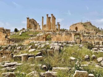 Jordan, Jerash - The ancient Roman ruins