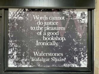 UK, London - Waterstones Bookstore