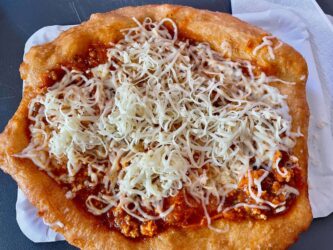 Hungary, Budapest - Lángos