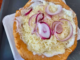 Hungary, Budapest - Lángos