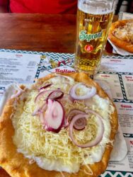 Hungary, Budapest - Lángos