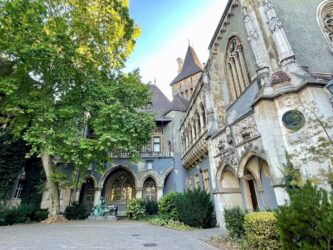 Hungary, Budapest - Vajdahunyad Castle