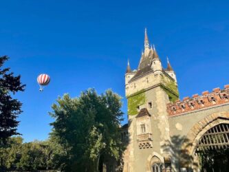 Hungary, Budapest - Vajdahunyad Castle