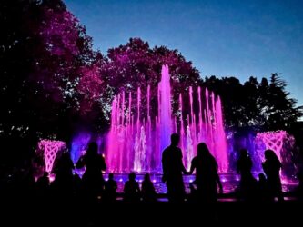 Hungary, Budapest - The Music Fountain, Margitsziget szokokut