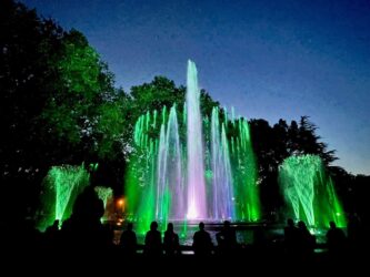 Hungary, Budapest - The Music Fountain, Margitsziget szokokut