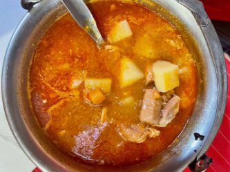 Hungary, Budapest - Traditional Hungarian Goulash