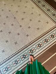 Hungary, Budapest - Floor tiles