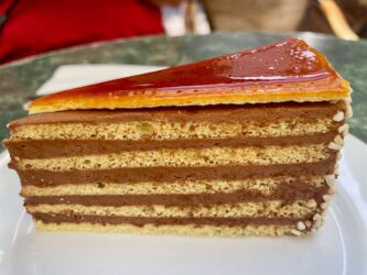 Hungary, Budapest - Dobosh cake