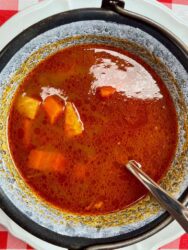 Hungary, Budapest - Traditional Hungarian Goulash