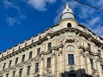 Latvia, Riga - The Art Nouveau architecture