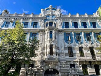 Latvia, Riga - The Art Nouveau architecture