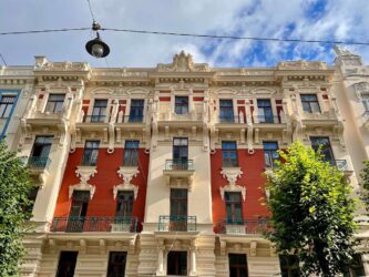 Latvia, Riga - The Art Nouveau architecture