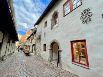 Estonia, Tallinn - St Catherine's Passage