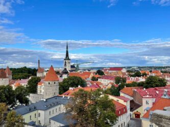 Estonia, Tallinn - Old Town skyline