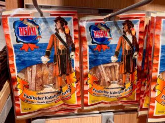 Estonia, Tallinn - Pacific Cod Jerky Spicy Snack