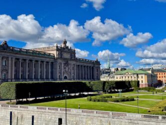 Sweden, Stockholm - Parliament building
