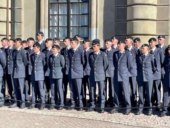 Sweden, Stockholm - The Royal Guards Ceremony at the Royal Palace of Stockholm