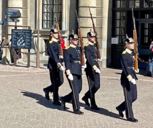 Sweden, Stockholm - The Royal Guards Ceremony at the Royal Palace of Stockholm