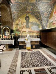 Israel, Jerusalem - The Church of the Holy Sepulchre, Calvary (Golgotha) - the site of Jesus’ crucifixion.