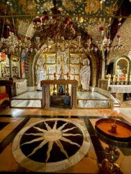 Israel, Jerusalem - The Church of the Holy Sepulchre, Calvary (Golgotha) - the site of Jesus’ crucifixion.