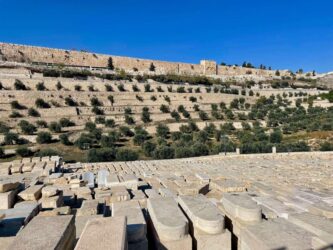 Israel, Jerusalem - The Jewish Cemetery on the Mount of Olives