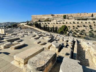 Israel, Jerusalem - The Jewish Cemetery on the Mount of Olives