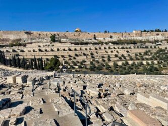 Israel, Jerusalem - The Jewish Cemetery on the Mount of Olives