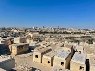 Israel, Jerusalem - The Jewish Cemetery on the Mount of Olives