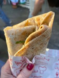 Israel, Tel Aviv - Druze pita sandwich