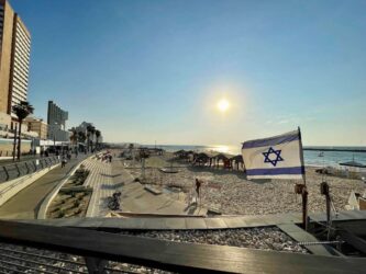 Israel, Tel Aviv - The beach