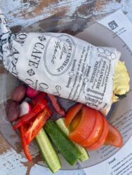 Israel, Haifa - Breakfast sandwich