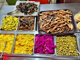 Israel, Akko - Menu choice
