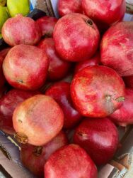 Israel, Akko - Pomegranates