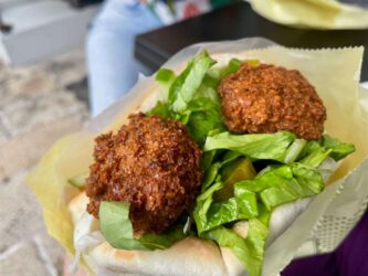 Israel, Akko - Falafel in pita