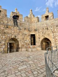 Israel, Jerusalem - The Ramparts Walk in the Old City of Jerusalem
