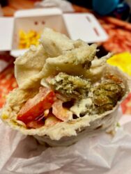 Israel, Jerusalem - Kebab wrap